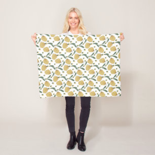 "Golden Meadow" Fleece Blanket