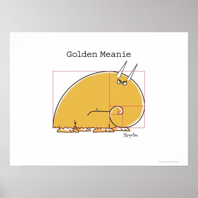 GOLDEN MEANIE by Sandra Boynton Poster (Front)