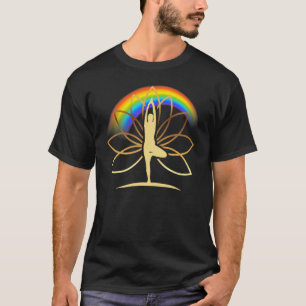 Golden Meditation Yoga T-Shirt