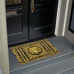 Golden Medusa Doormat