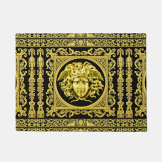 Golden Medusa Doormat