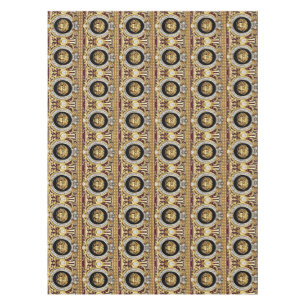 Golden Medusa Gems  Tablecloth