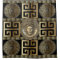 Golden Medusa Greek Key Shower Curtain