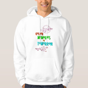 Golden Memories Of Tomorrow blossoms Moon Sakura Hoodie