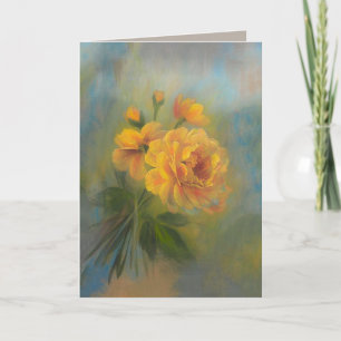 Golden Memories Thank You Card