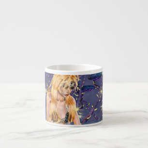 Golden Mermaid Espresso Cup
