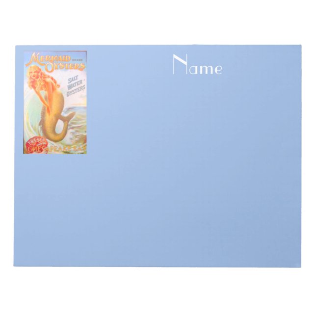 golden mermaid Thunder_Cove Notepad (Front)