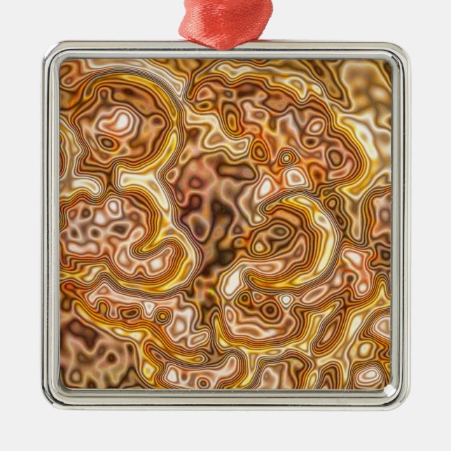 GOLDEN METAL TREE DECORATION (Front)