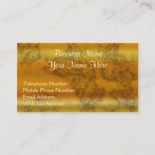 Golden Metallic-effect III Business Cards