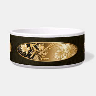 Golden Metallic Flowers