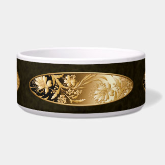 Golden Metallic Flowers