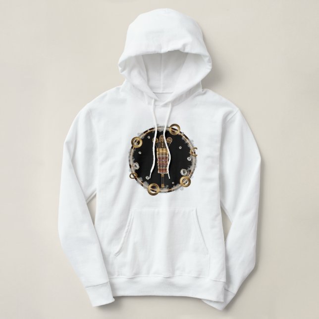 Golden Mic Bouquet Hoodie 🎤💎 (Design Front)