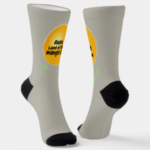 Golden Midnight Sun of Alaska Socks