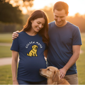 Golden MOM | Cosy Golden Retriever Mum Tri-Blend Shirt