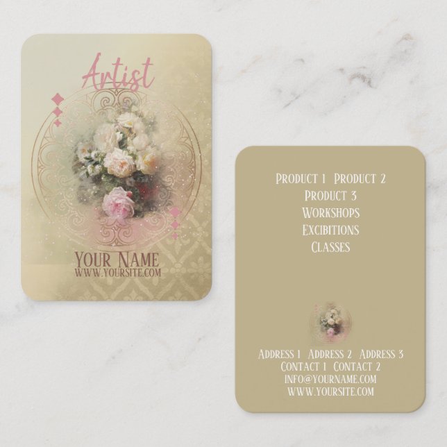 Golden Moments - Business Card (Front/Back)
