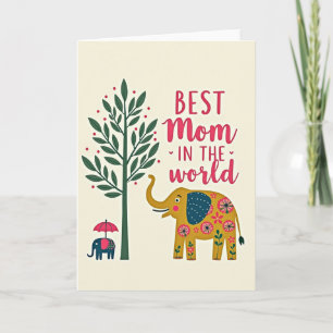 Golden Moms Day Art Card