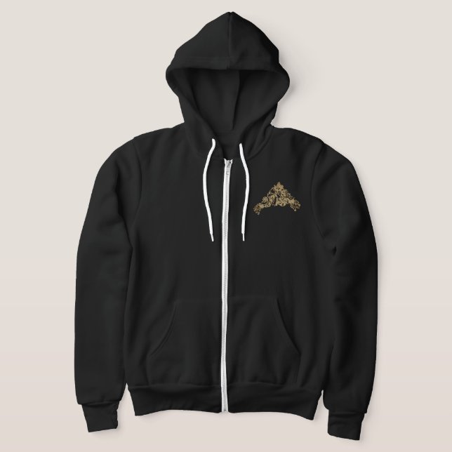 Golden Monogram Hoodie (Laydown)