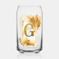 Golden Monogram Letter G