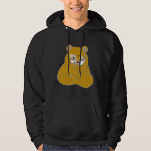 Golden Moon Bear Hoodie
