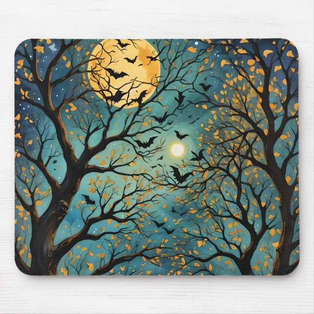 Golden Moonlight Mouse Pad (Front)