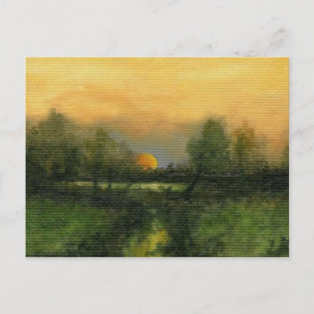 Golden Moonrise postcard (Front)