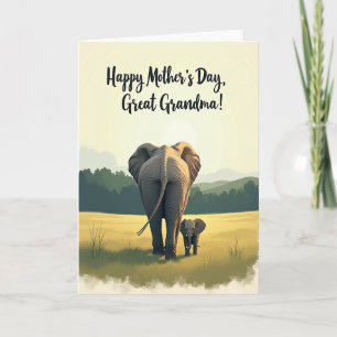 Golden Mothers Day Plains Card