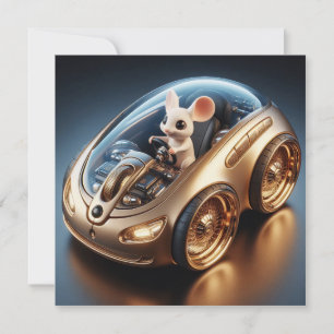 Golden Mouse-Mobile: A Little Mouse's Mission Holiday Card
