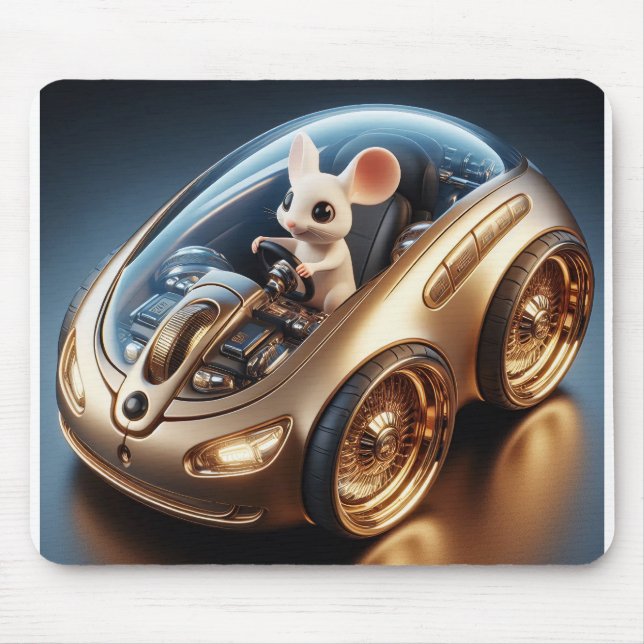 Golden Mouse-Mobile: A Little Mouse's Mission Mouse Pad (Front)