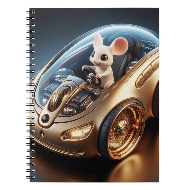 Golden Mouse-Mobile: A Little Mouse's Mission Notebook (Front)
