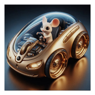 Golden Mouse-Mobile: A Little Mouse's Mission Poster