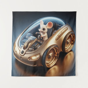 Golden Mouse-Mobile: A Little Mouse's Mission Tapestry