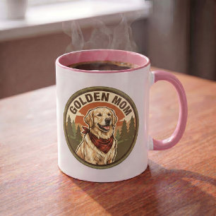 Golden Mum Coffee Mug Golden Retriever Mum Gift