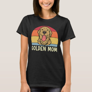 Golden Mum Golden Retriever Dog Mum for Women Gir T-Shirt