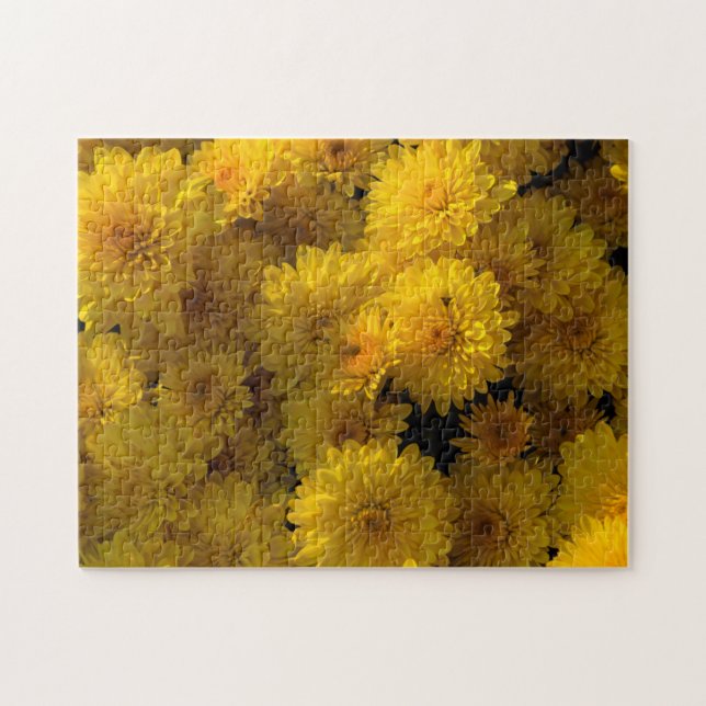 Golden Mums Jigsaw Puzzle (Horizontal)