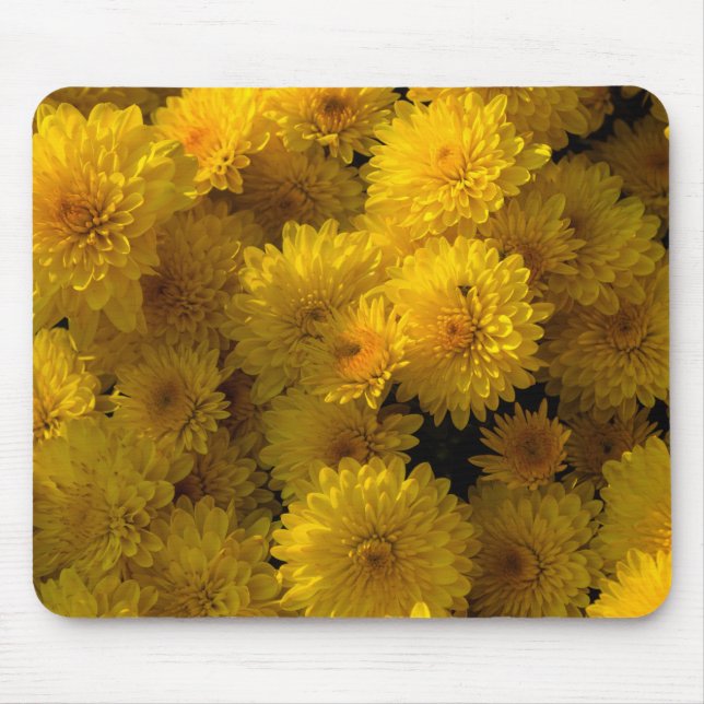 Golden Mums Mouse Pad (Front)