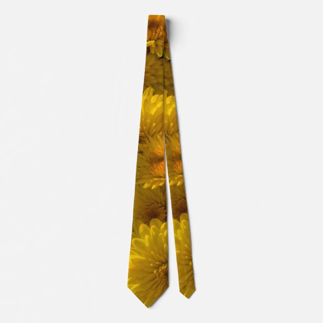 Golden Mums Neck Tie (Front)