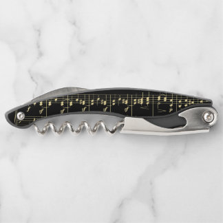 Golden Music on Black Corkscrew