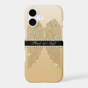 Golden n Diamond Jewel Look Angel Wings Bling