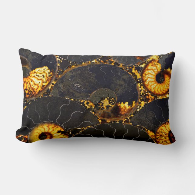 Golden Nautilus Lumbar Cushion (Front)