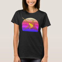 Golden Nazca Lines Hummingbird Retro Sunset