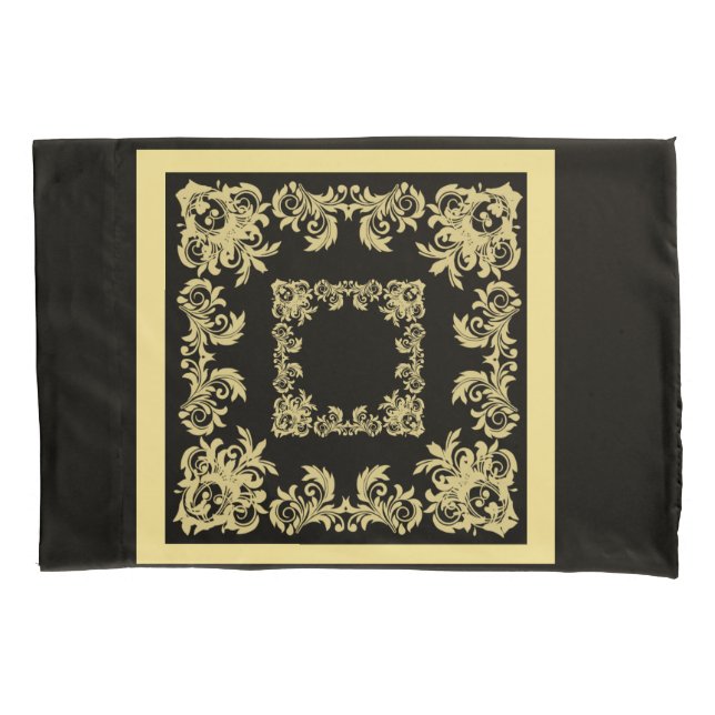 Golden Night Reversible Pillowcase (Front)