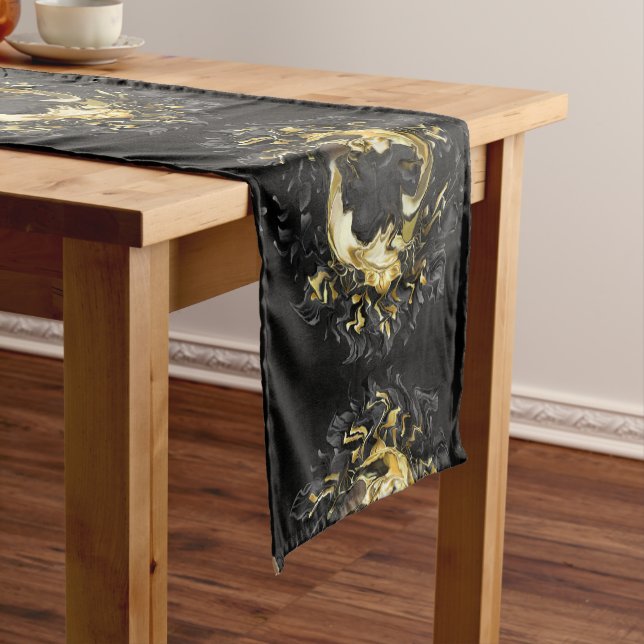 Golden Night  Short Table Runner (In Situ)