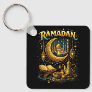 Golden Nights of Ramadan Key Ring