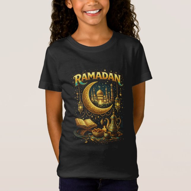 Golden Nights of Ramadan T-Shirt (Front)