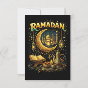 Golden Nights of Ramadan Thank You Card