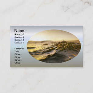 Golden Ocean Sunset Business Card