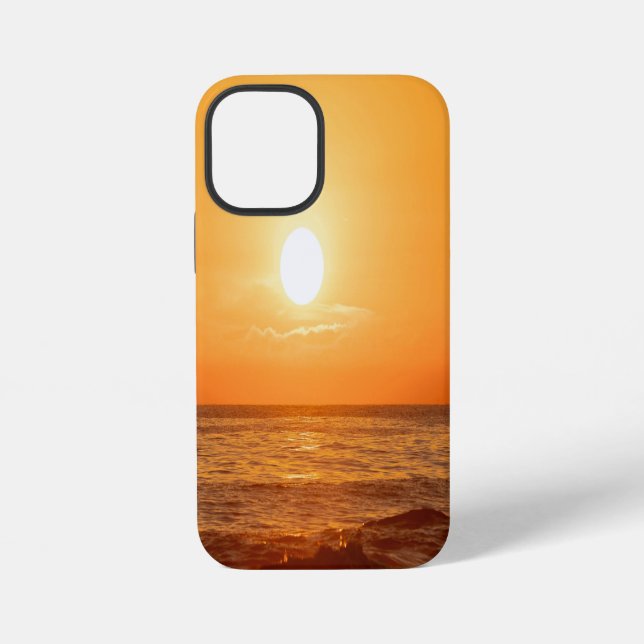 Golden Ocean Sunset  iPhone Case (Back)