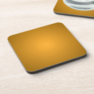 Golden Ochre Warm Tones Rustic Stylish Coaster