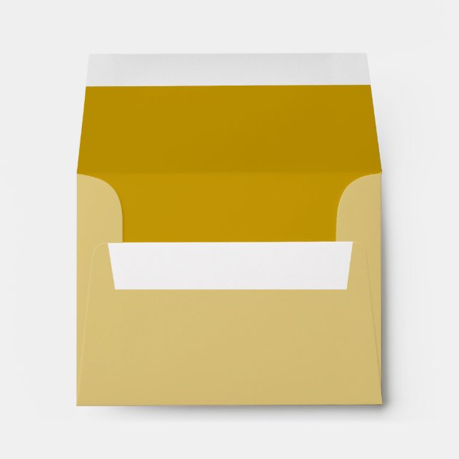 Golden Ocre Background Colour Customise This! Envelopes (Back (Bottom))