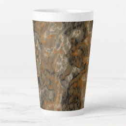 Golden Olive Marble  Latte Mug